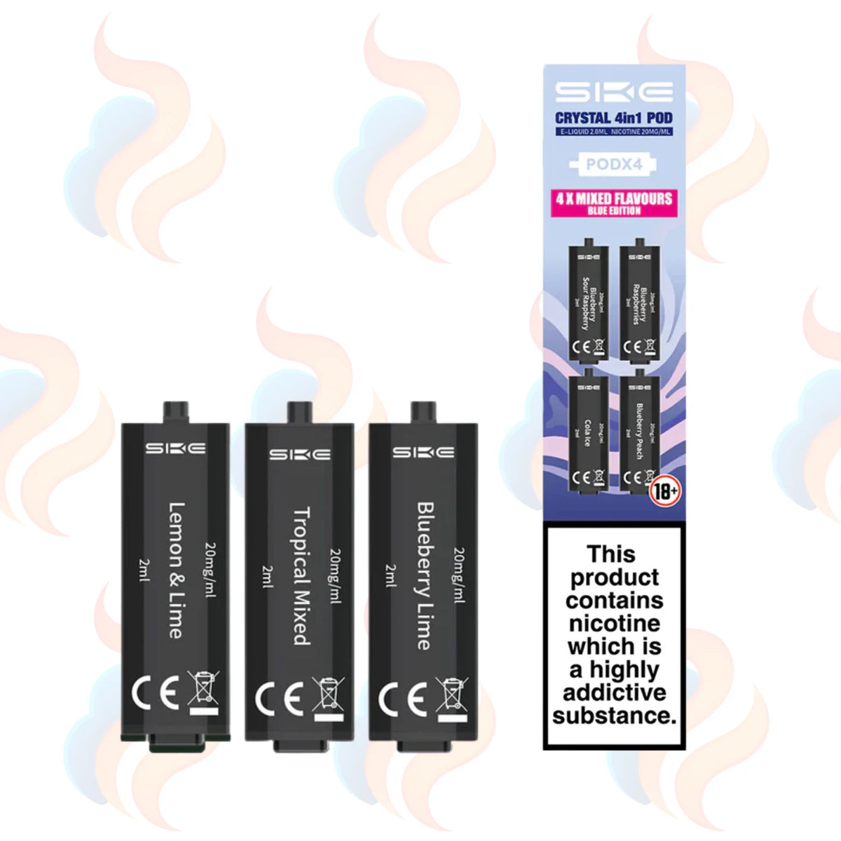 SKE Bar 2400 4in1 Refill Pods (Past BBD)