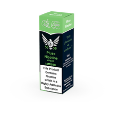 City Vape Plus+ Nicotine e-liquid packaging on a white background