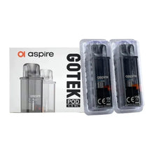 Aspire Gotek vape pod packaging on a white background