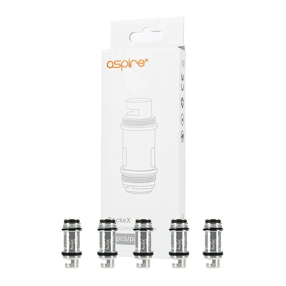 Aspire PockeX coils packaging on a white background