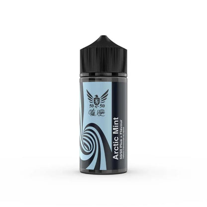 Vape juice bottle labeled 'Arctic Mint' on a white background