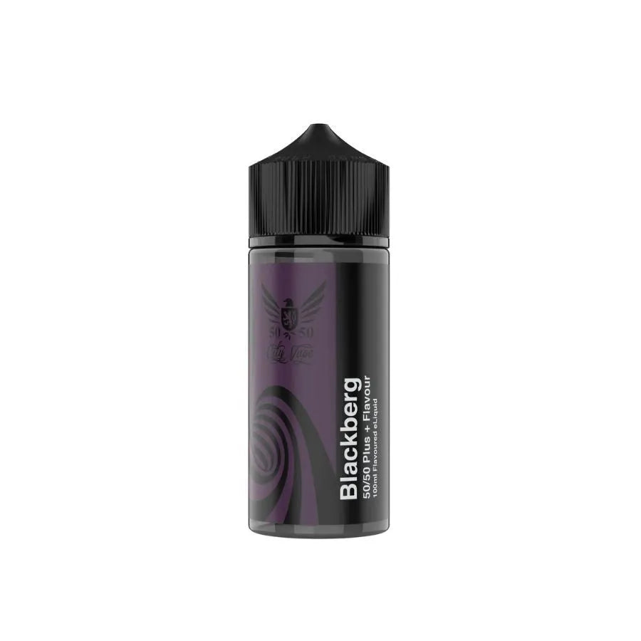 Blackberg vape juice bottle on a white background