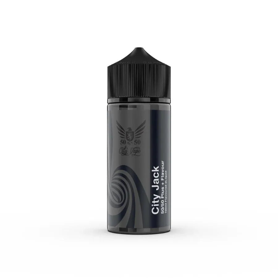 City Jack vape juice bottle on a white background