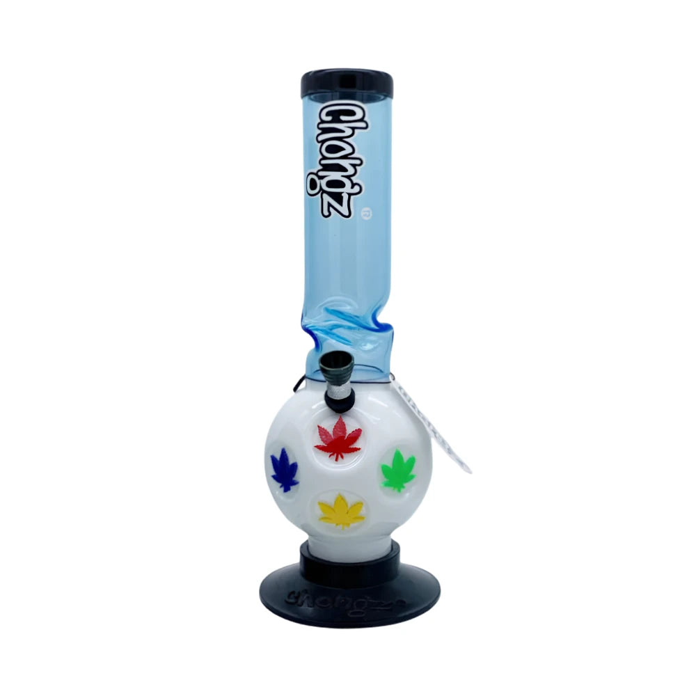 Chongz 30cm "Leafilicious" ice bong on a white background