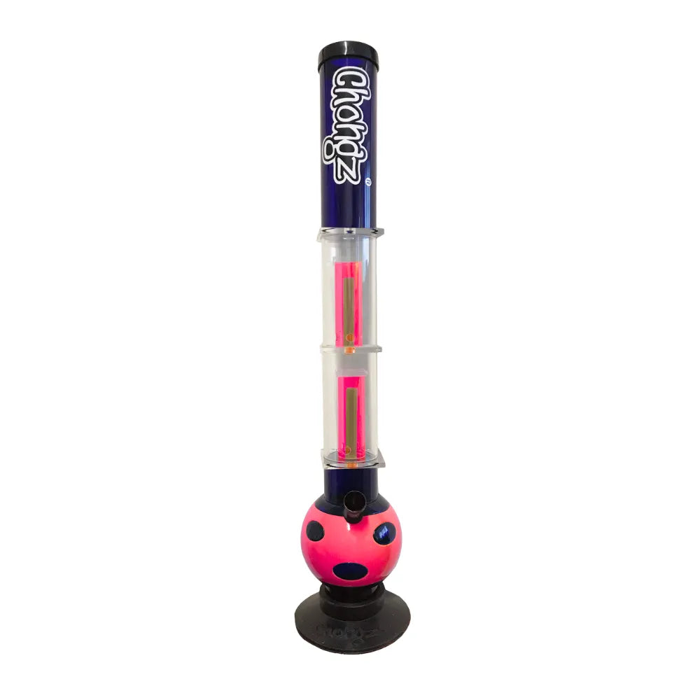 50cm colourful Chongz "Chamber Of Terror" waterpipe on a white background.