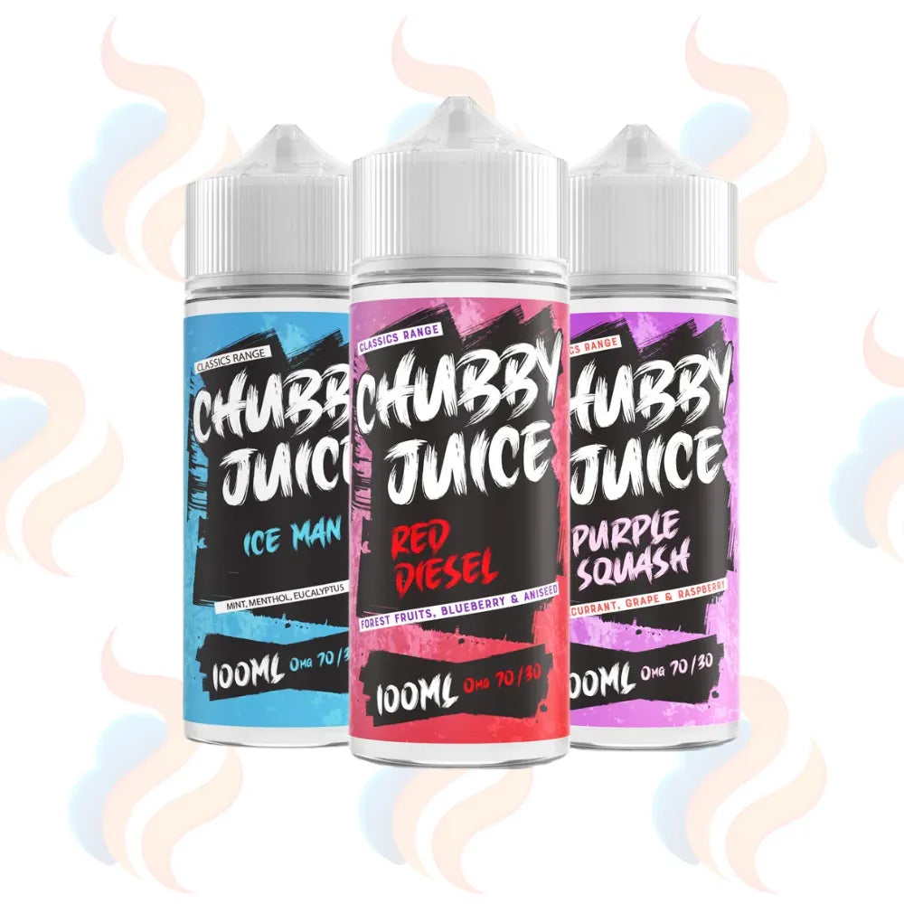 Chubby Juice 100ml Shortfills (Past BBD)