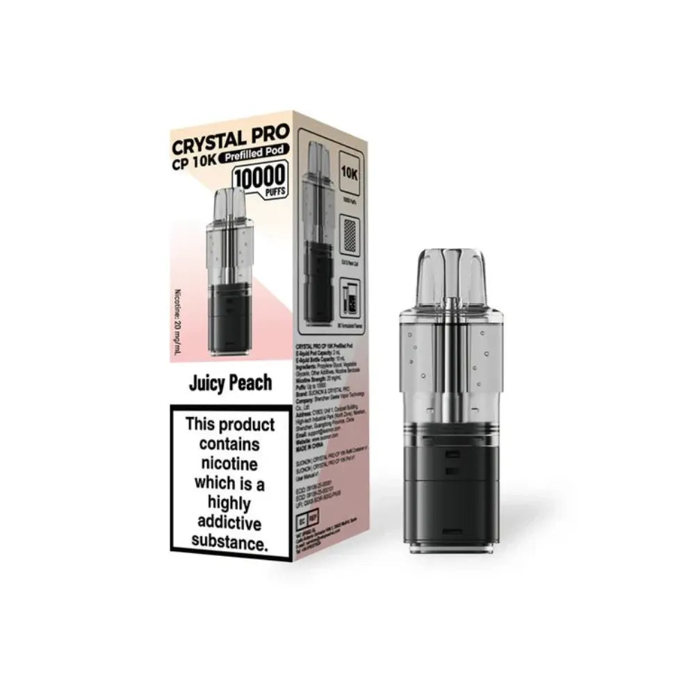 Crystal Pro CP10k prefilled pod juicy peach