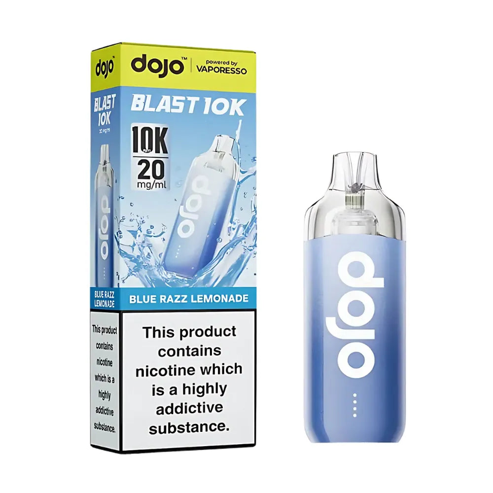  dojo vape device and packaging on a white background