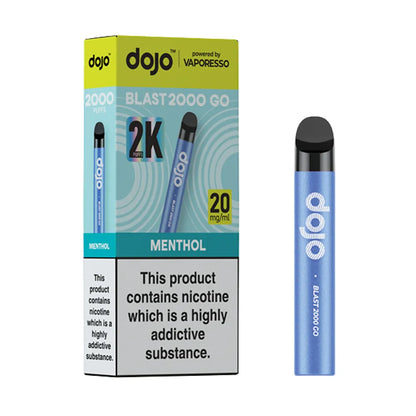  dojo vape pen and packaging on a white background