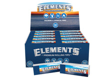 Display of Elements premium rolling tips packaging 50pcs on a white background 