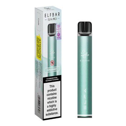 Elf Bar Elfa Pro vape device with packaging on a white background