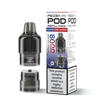 Feoba Pro 6000 prefilled pods blueberry cherry cranberry