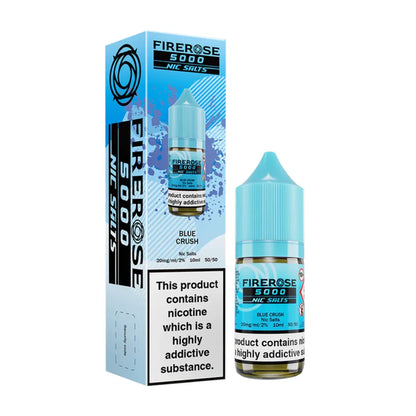 Firerose 5000 Nic Salts Blue Crush e-liquid packaging on a white background