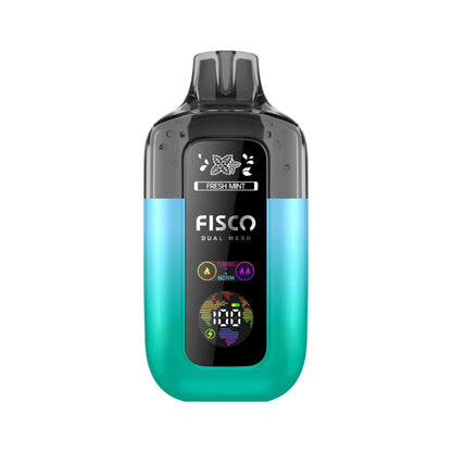 Fisco vape Fresh Mint device with gradient design on a white background