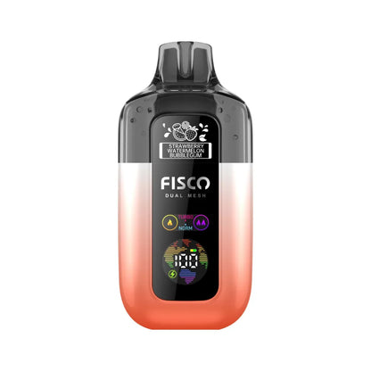 Fisco vape Strawberry Watermelon Bubblegum device with gradient design on a white background