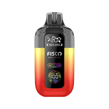 Fisco vape Triple Apple device with gradient design on a white background