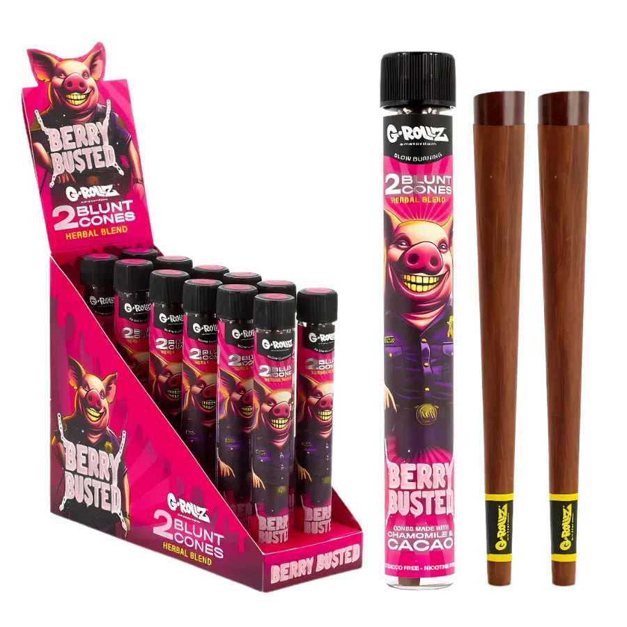 G-Rollz King-Size Blunt Cones - Berry Busted flavour