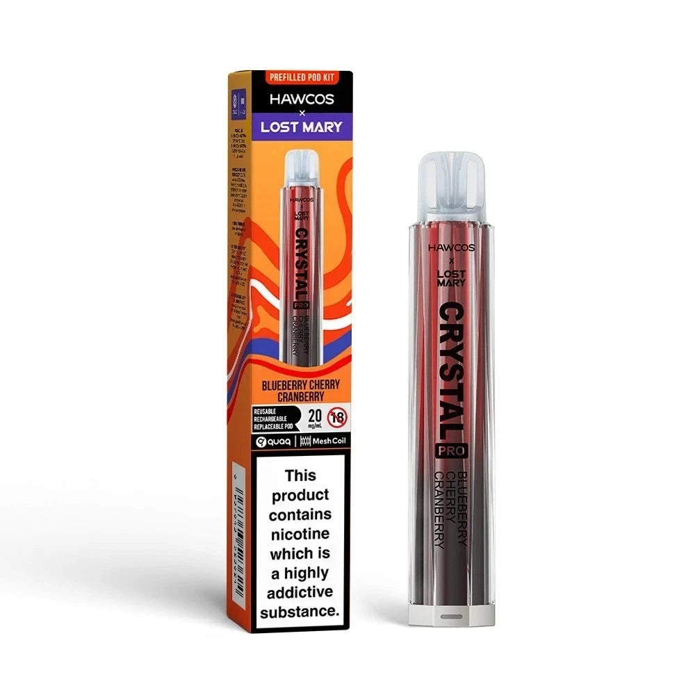 Hawcos X Lost Mary Crystal Pro 600 Vape Kits Clearance Sale