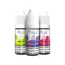 Three bottles of Hayati vape juice with colorful labels on a white background
