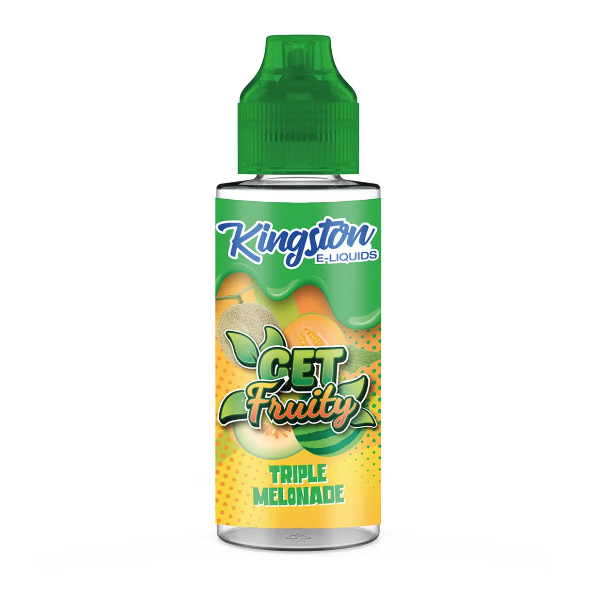 Kingston E-Liquids Triple Melonade bottle on a white background