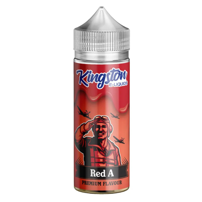 Kingston E-Liquids Red A bottle on a white background
