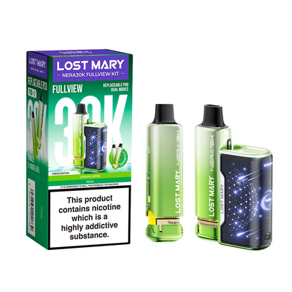 Lost Mary vape devices and packaging on a white background