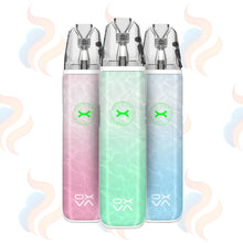Three Xlim Go 2 Vape devices on a white background with UK Vape Supply Logo
