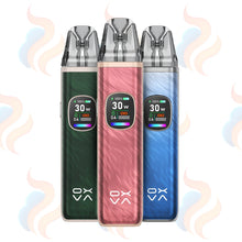 Three OXVA Xlim Pro 2 Vape devices on a white background with UK Vape Supply Logo
