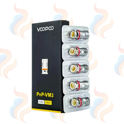 VOOPOO PnP- VM3 vape coils packaging on a white background