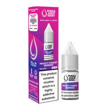 Pukka Juice Frosty Forest Berries e-liquid bottle and packaging on a white background
