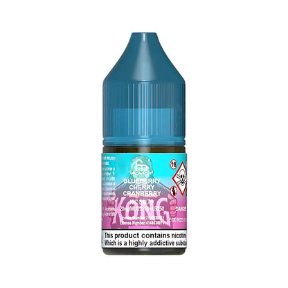 R&M Tornado 7000 Salts blueberry cherry cranberry Vape juice bottle with blue cap and colorful label on a white background