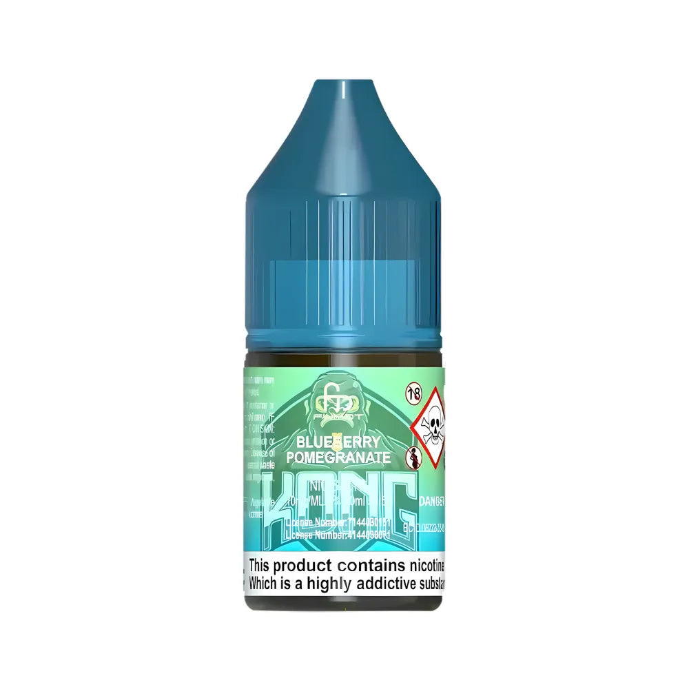 R&M Tornado 7000 Salts Blueberry Pomegranate vape juice bottle on a white background