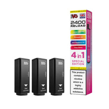 IVG reload pods and packaging on a white background