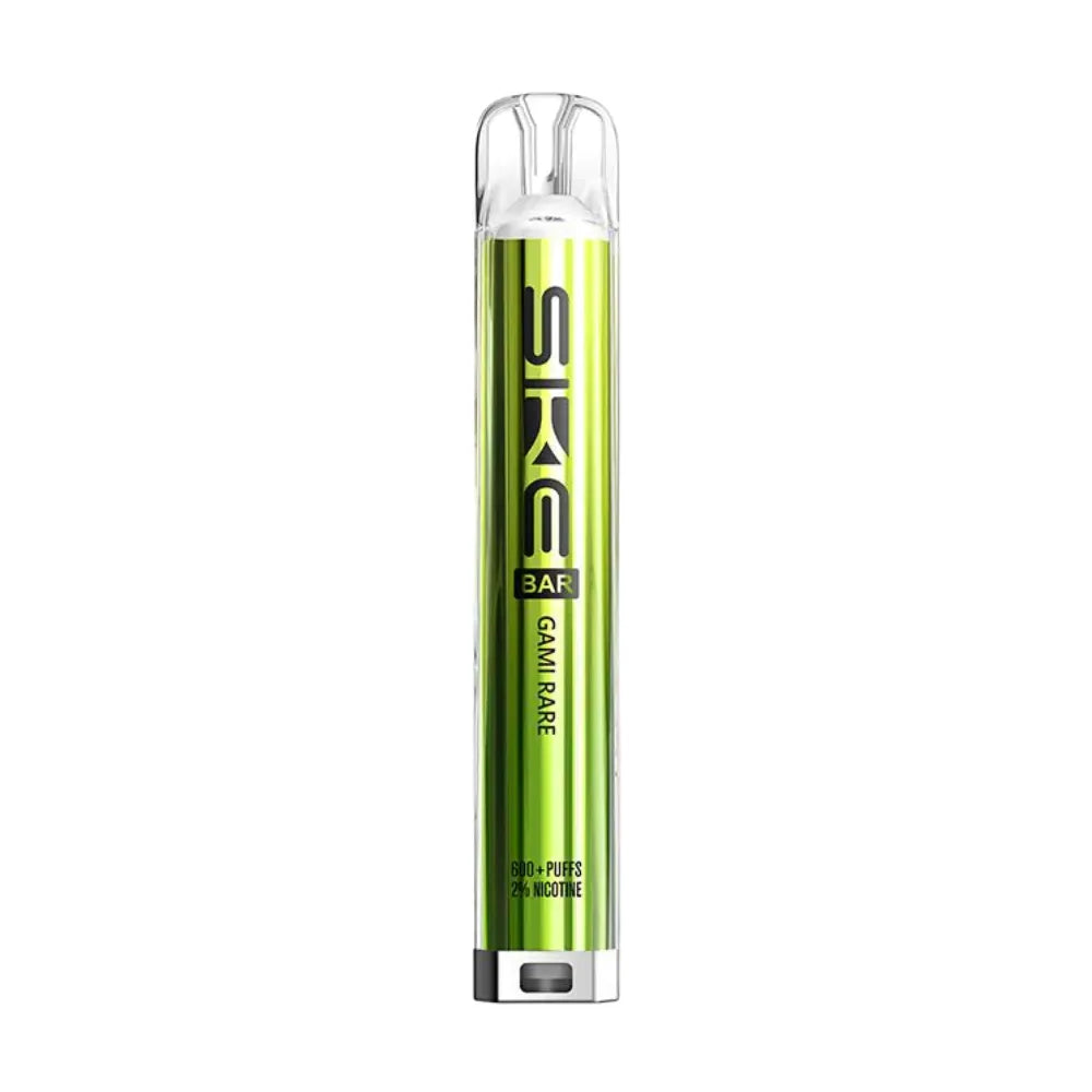 SKE vape pen with green and black design on a white background