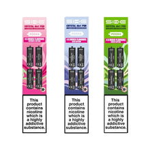 Three SKE vape pod packages with colorful designs on a white background.