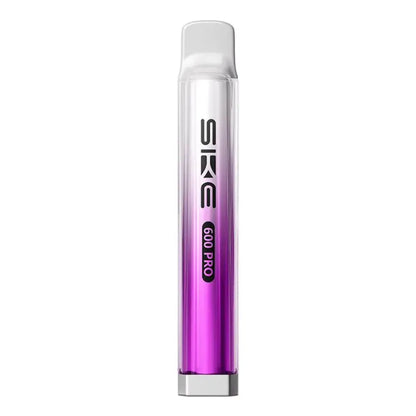 Sikg 600 Pro vape pen with purple and white design on a white background