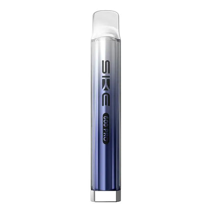 Silver and blue vape pen with 'SKE' branding on a white background