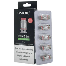 Smok RPM 3 Coil packaging with coils inside on a white background