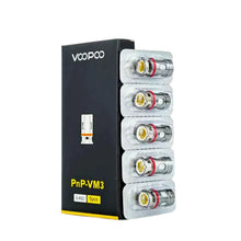VOOPOO PnP-VM3 vape coils packaging on a white background