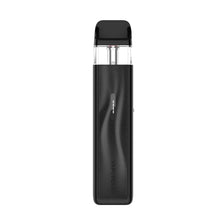 Black vape device on a white background