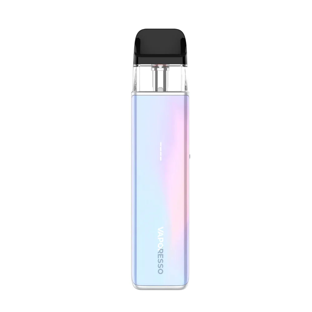 Gradient-colored vape device with 'Vaporesso' branding on a white background
