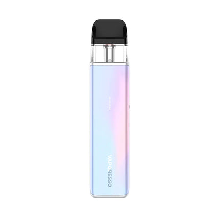 Gradient-colored vape device with 'Vaporesso' branding on a white background