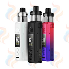 Three Voopoo Drag S2 Vape devices on a white background with UK Vape Supply Logo
