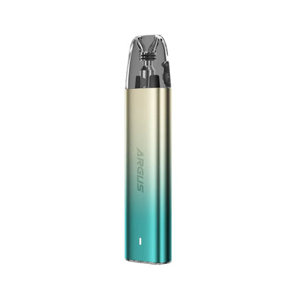 Gradient-colored ARGUS vape device on a white background