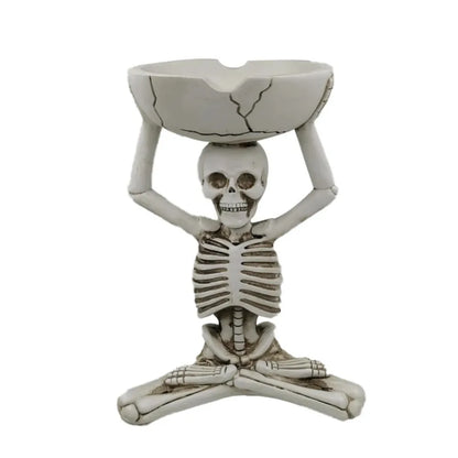XL Ashtray - Skeleton figurine design with built-in ashtray bowl